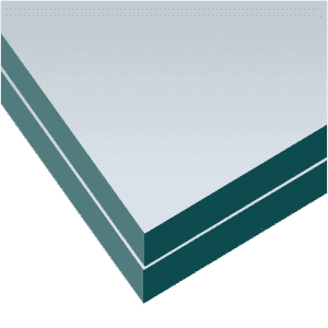 Verre feuilleté 66²